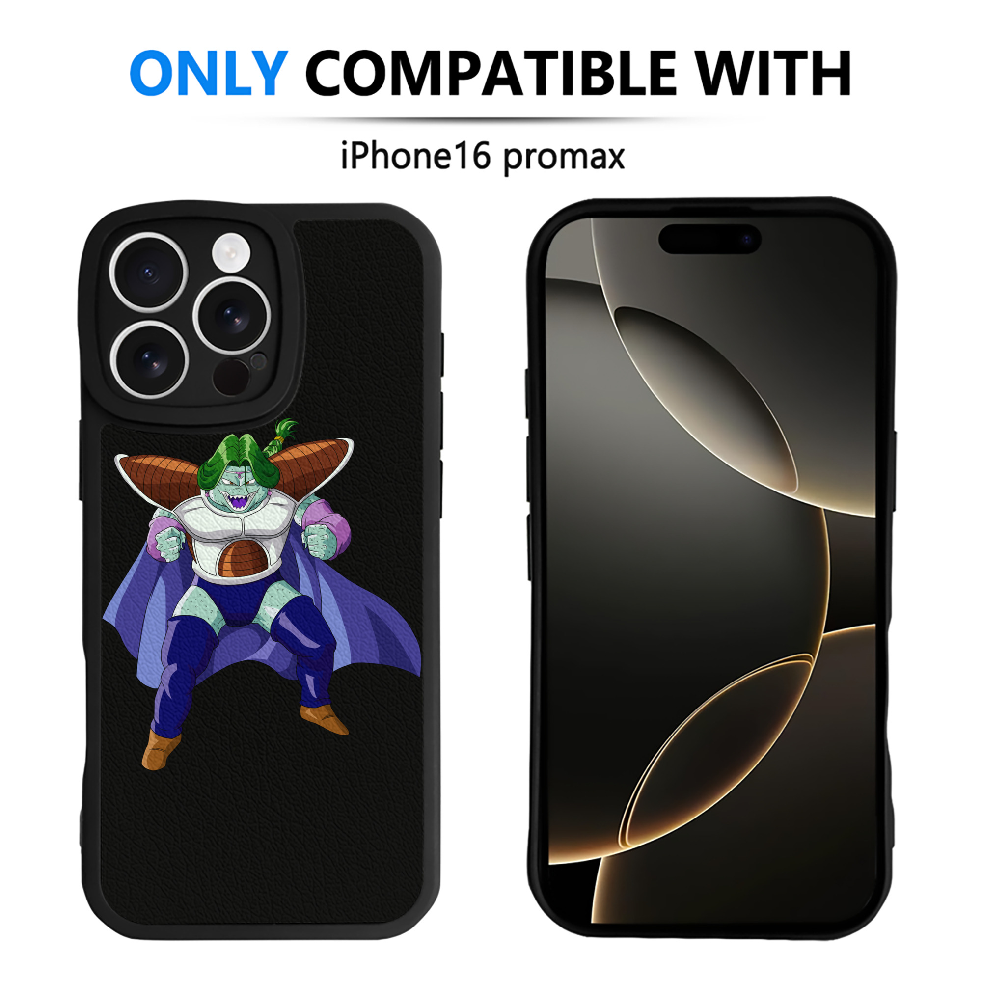 （画像用） ドラゴンボール DRAGON BALL 【iPhone 16シリーズ対応】シリコンスマホケース（レザー調） 材質：シリコン
